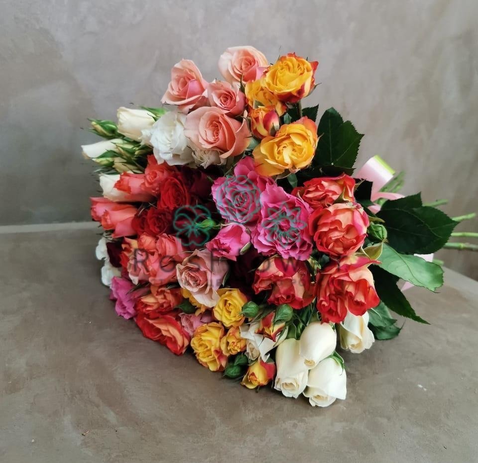 Букет цветов из: Розы в Полянах Рязанская область