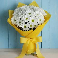Букет цветов из:  Хризантемы в Полянах Рязанская область