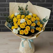 Букет цветов из:  Розы в Полянах Рязанская область