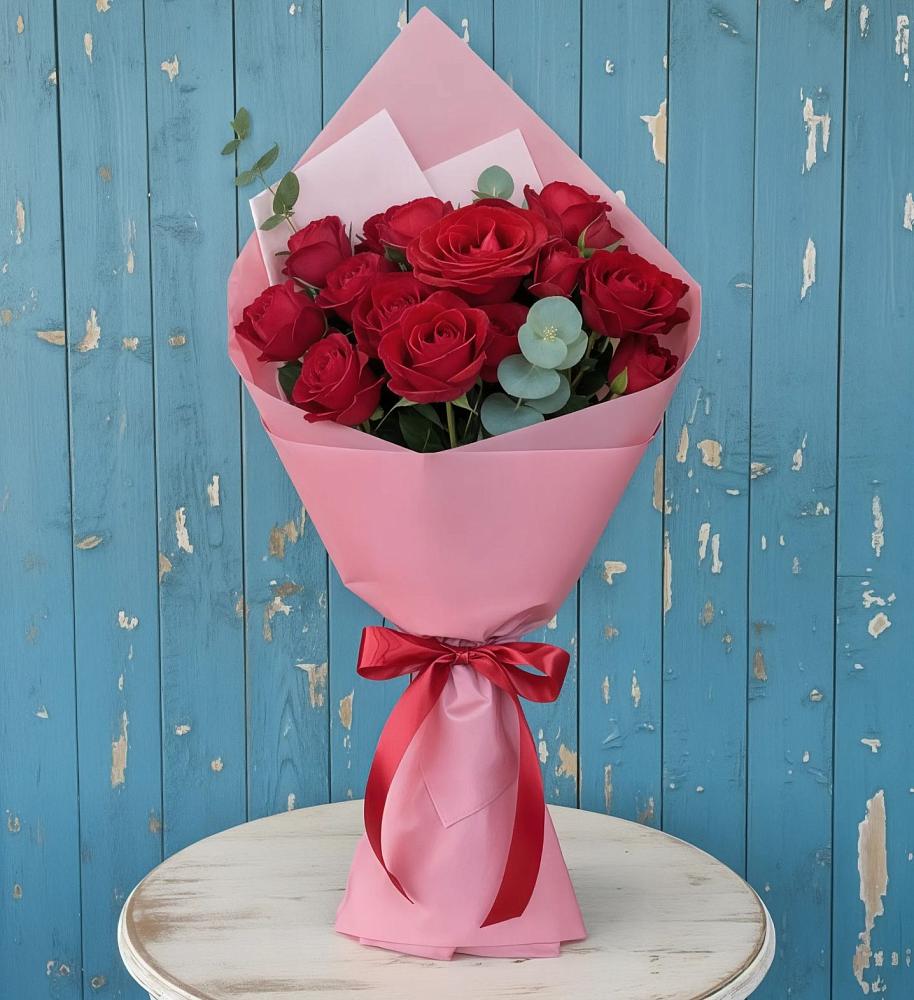 Букет цветов из: Розы в Полянах Рязанская область