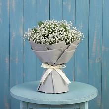 Букет цветов из:  Гипсофила в Полянах Рязанская область