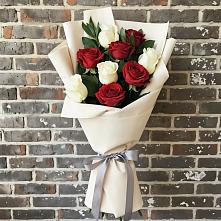 Букет цветов из:  Розы #REPLACE_PRED# Полянах Рязанская область