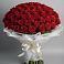 Букет 101 Красная роза Блэк Мэджик в Полянах Рязанская область