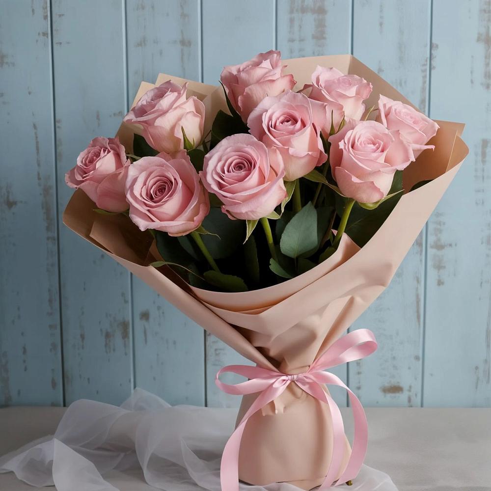 Букет цветов из: Розы в Полянах Рязанская область