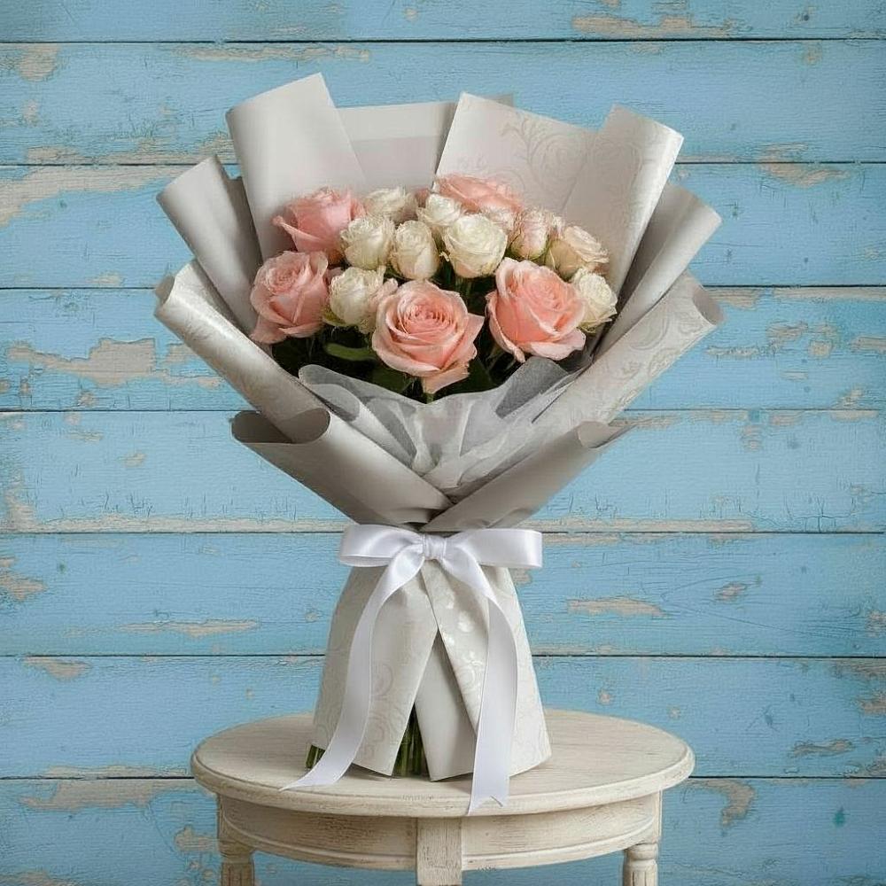 Букет цветов из: Розы в Полянах Рязанская область