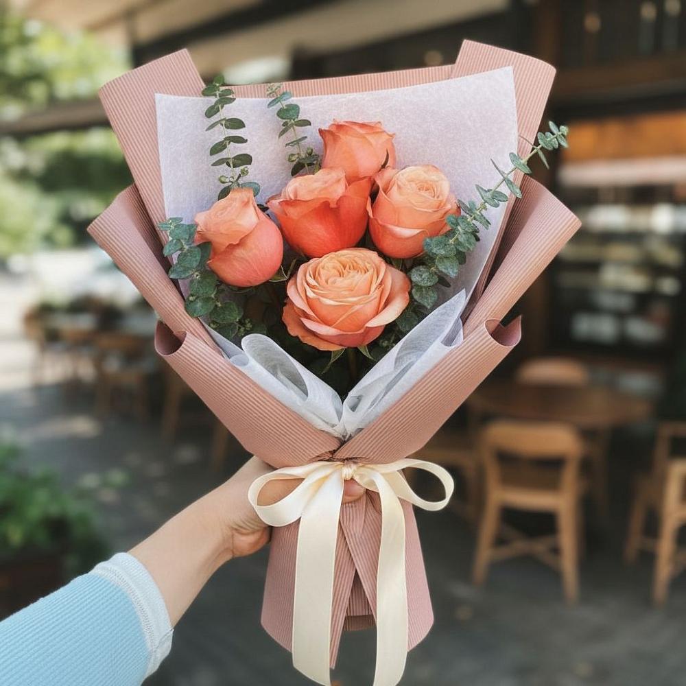 Букет цветов из: Розы в Полянах Рязанская область