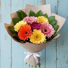 Букет цветов из:  Герберы в Полянах Рязанская область