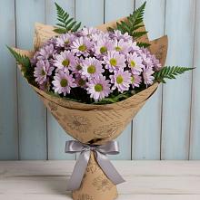 Букет цветов из:  Хризантемы #REPLACE_PRED# Полянах Рязанская область