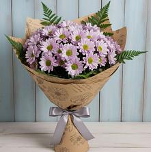 Букет цветов из:  Хризантемы в Полянах Рязанская область