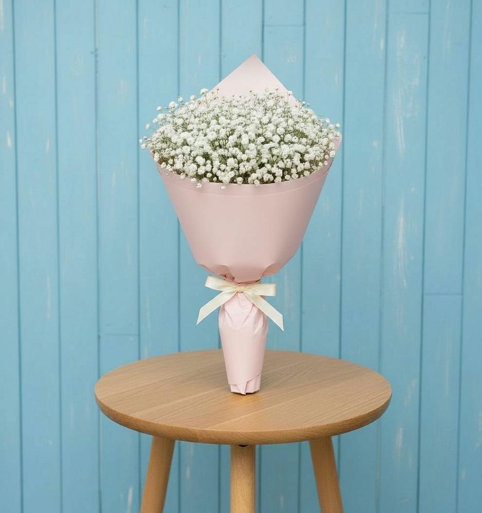 Букет цветов из: Гипсофила в Полянах Рязанская область