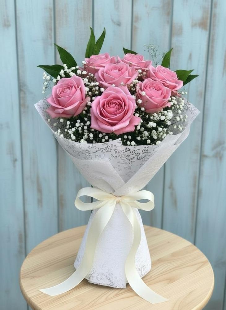 Букет цветов из: Розы в Полянах Рязанская область