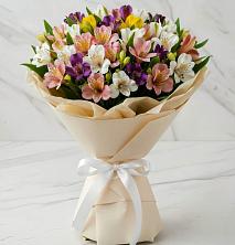 Букет цветов из:  Альстромерии в Полянах Рязанская область