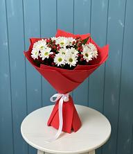 Букет цветов из:  Хризантемы в Полянах Рязанская область