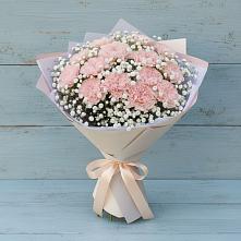 Букет цветов из:  Гвоздики в Полянах Рязанская область