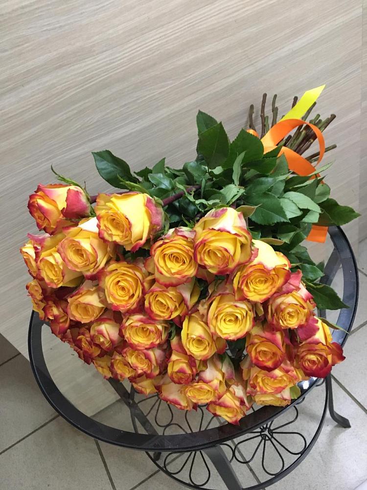 Букет Желтые розы в Полянах Рязанская область