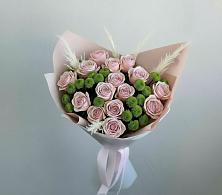 Букет цветов из:  Розы и Хризантемы в Полянах Рязанская область