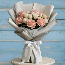 Букет цветов из:  Розы в Полянах Рязанская область