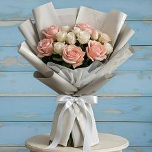 Букет цветов из:  Розы в Полянах Рязанская область