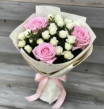 Букет цветов из:  Розы в Полянах Рязанская область