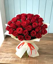 Букет 29 Красных роз в Полянах Рязанская область