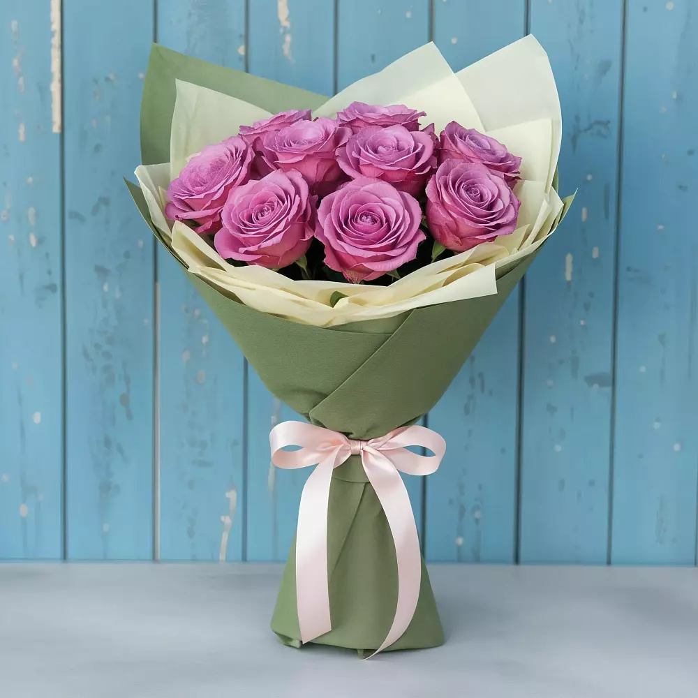 Букет Розы Фёрст Леди в Полянах Рязанская область