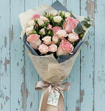Букет цветов из:  Розы в Полянах Рязанская область