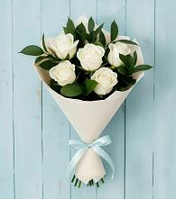 Букет цветов из:  Розы в Полянах Рязанская область