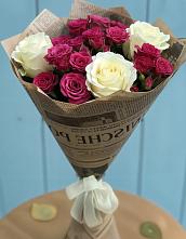 Букет цветов из:  Розы в Полянах Рязанская область