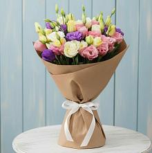 Букет цветов из:  Лизиантусы в Полянах Рязанская область