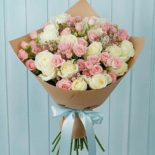 Букет цветов из:  Розы в Полянах Рязанская область